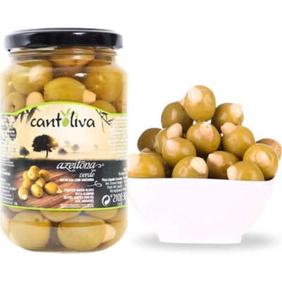 Cantoliva olivy zelené s mandlí 360 g – Sleviste.cz