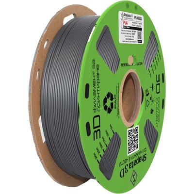 Pla филамент 1.75мм 1кг Черен Мат pro (plm001)