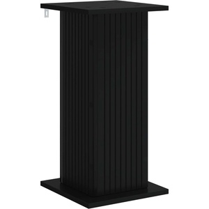 vidaXL Стойка за растения Черно 30, 5 x 30 x 60, 5 см (899782)