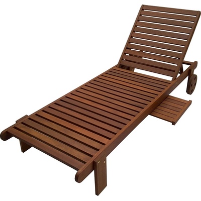 MUHLER Шезлонг Muhler дърво Meranti, 194х71х80cm (1001754)