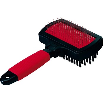 Ferplast Dog and cat carder and brush - Четка за кучета и котки със средно и дълга козина за финно разресване, 17 x 10, 5 x h 5 см