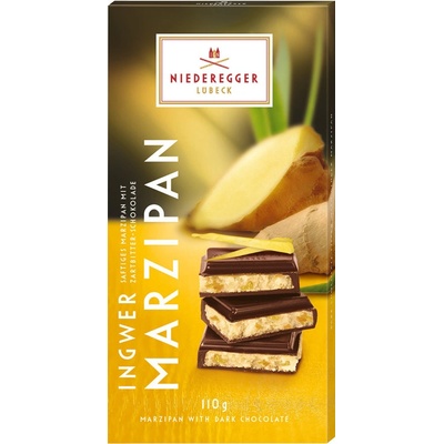 Niederegger Hořká plněná marcipánem a zázvorem 110 g