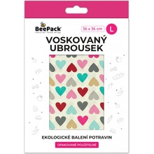 Beepack Voskový ubrousek barevná srdce 36x36 cm