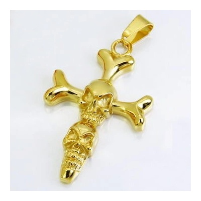 iŠperky Pozlátený prívesok kríž devil ID|113920