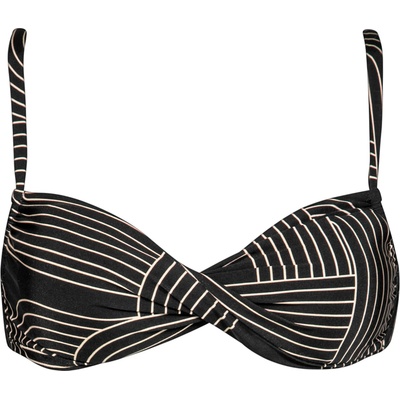 Watercult Дамско бикини горнище Watercult Women's Line Set Bikini Top No. 7855 Bikini top - Black / Tofu - размер 36 (150-6679-0111)