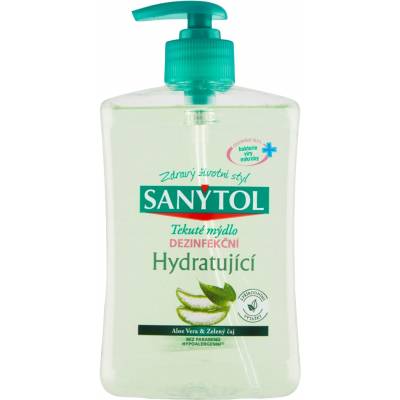 Sanytol dezinfekční hydratující mýdlo zelený čaj & aloe vera 500 ml
