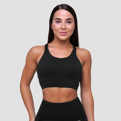 GymBeam Спортен сутиен за бягане Pulse Black L