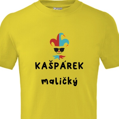 Triko s koledou Kašpárek maličký dětské