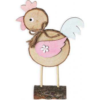 Kohout dřevo 22cm natural