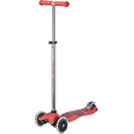 Micro Детска тротинетка Micro - Maxi Deluxe, LED, Glow, Aura Red (MMD368) - ozone Тротинетка, скутер