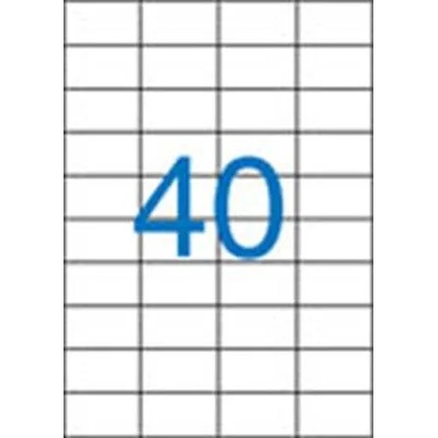 Victoria Етикет, универсален, 52, 5x29, 7 мм, VICTORIA PAPER, 4000 етикета в опаковка 12560/LCV11378 (12560/LCV11378)