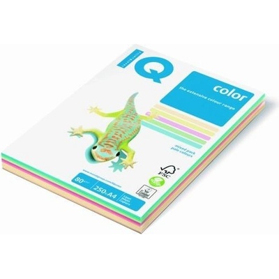 Farebný papier IQ color 5x50 mix pastelové farby A4 80g