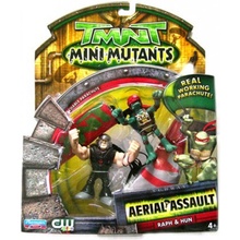 TMNT Mini Mutants sada s padákem a figurkou RAPH a HUN