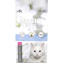 Magic Litter podstielka pre mačky Bentonite Ultra White 5 l