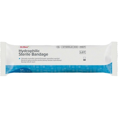 Dr.Max Hydrophilic Sterile Bandage 12 cm x 5 m 1 ks