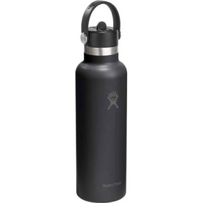 Hydro Flask Standard Flex Straw Cap 21 oz 621 ml Čierna mat