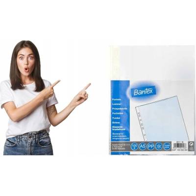 Krystalické fólie BANTEX A5 45mic 100 kusů