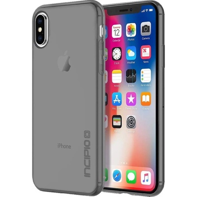 Incipio NGP Pure Case - удароустойчив силиконов (TPU) калъф за iPhone XS, iPhone X (черен-прозрачен)