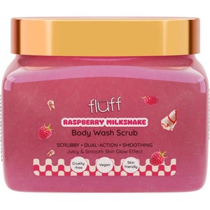 Fluff Скраб за тяло, малинов шейк , 350 ml - ozone