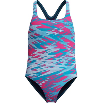 Speedo Цял бански girls hyperboom print medalist 1pc