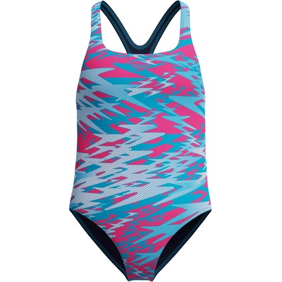 Speedo Цял бански girls hyperboom print medalist 1pc