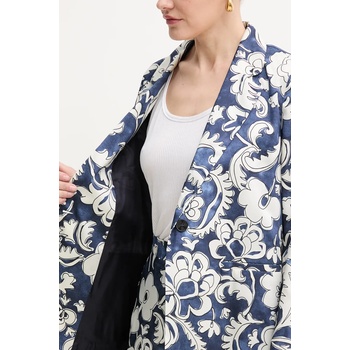 Marella Сако Marella Emme by Marella в тъмносиньо с едно копче с десен 2515041181200 (2515041181)