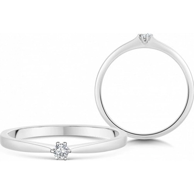 Sofia diamonds zlatý zásnubný prsteň s diamantom H I1 UDRG47225W H I1