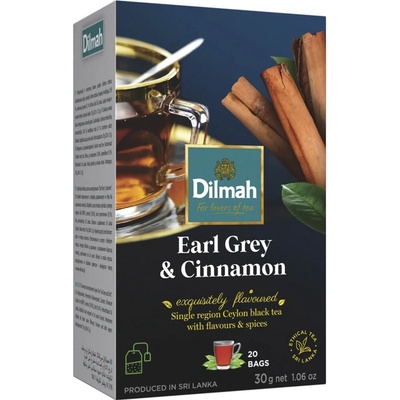 Dilmah čierny čaj Earl Grey 20 ks