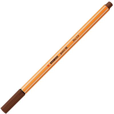 Тънкописец Stabilo - Point 88, 0.4 mm, Кафяв (ST88/45)