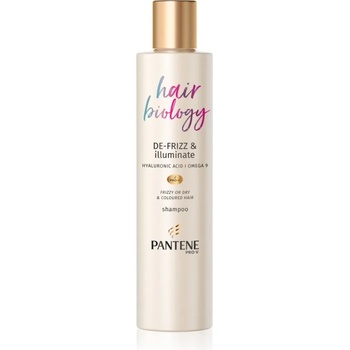 Pantene Hair Biology De-Frizz & Illuminate шампоан за суха и боядисана коса 250ml