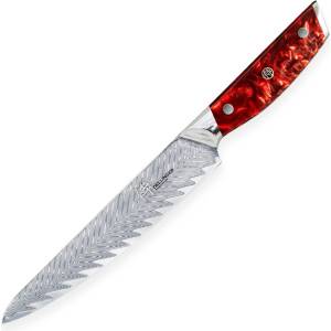 Dellinger Японски нож RESIN FUTURE 15 cм, червен, Dellinger (DNGRH192)