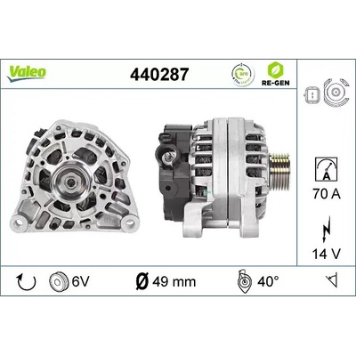 VALEO Alternátor VA 440287