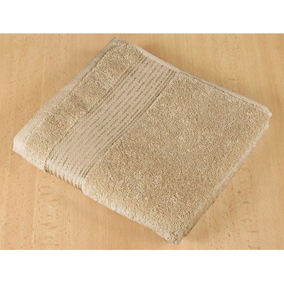 Brotex Froté uterák 50x100cm prúžok 450g tmavo béžová