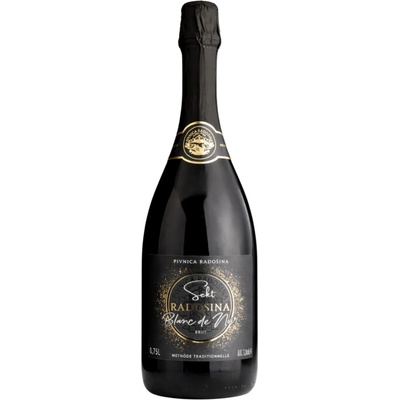 Radošina Sekt Blanc de Noir 2023 brut 12% 0,75 l (čistá fľaša)