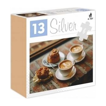 McQ by Alexander McQueen Alexander Silver Puzzle Coffee and Cookie 6 pieces