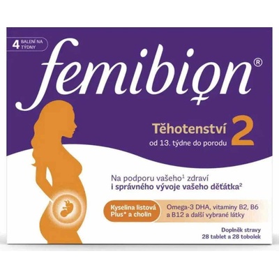Femibion 2 Těhotenství 28 tabliet + 28 tabliet