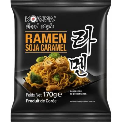 Korean Food Style ramen se sójou a karamelem 170 g