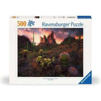 Ravensburger Пъзел Ravensburger от 500 части - Кактуси (7012001380)