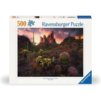 Ravensburger Пъзел Ravensburger от 500 части - Кактуси (7012001380)