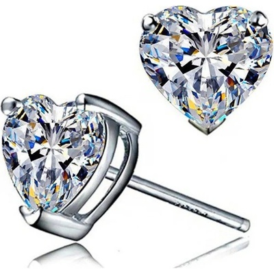 Izmael náušnice Small Hearts Krystálová KP29319