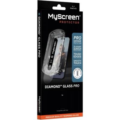 MyScreen Samsung S25 MYSCREEN DIAMOND GLASS PRO FIT FRAME стъкло за защита на екрана 9H + помощна рамка ЧЕРНО MD9676TG DGPRO FF (MD9676TG DGPRO FF)