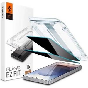 Spigen Samsung S25 Ultra SPIGEN EZ FIT HD екранен протектор стъкло 2бр 2.5D, 9H + рамка, TRANSFER AGL09335 (AGL09335)