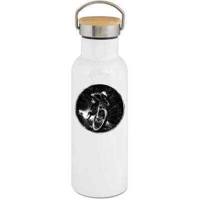123TRIKO termoska Černobílý sjezd, cyklista 500 ml rybaření