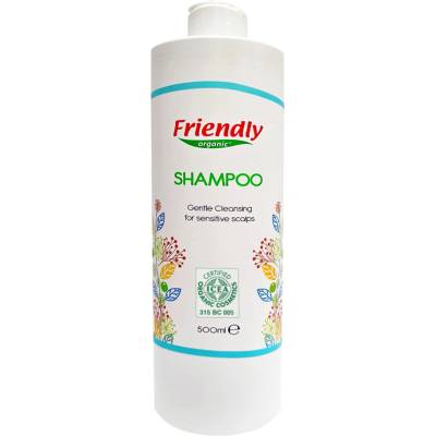 Friendly Organic Шампоан за възрастни с органичен овес Friendly Organic - 500 ml (FR.00102)