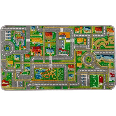 Multidecor Детски килим PLAYTOWN 160x220 cm пъстроцветен/градски (MU0273)