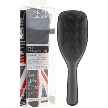 Tangle Teezer The Wet Detangler Black Gloss Large Size Hairbrush