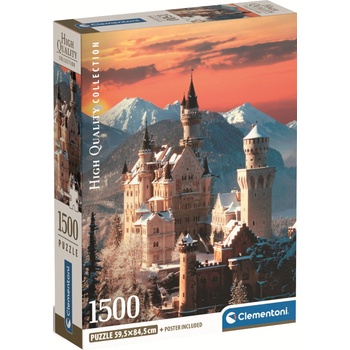 Clementoni Пъзел Clementoni от 1500 части - Нойшванщайн (31716)