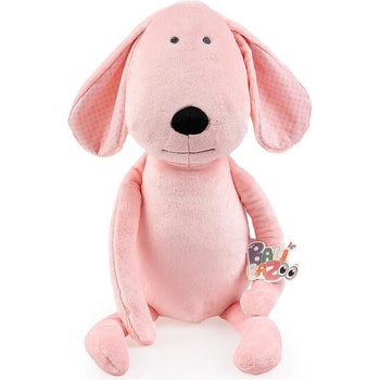 Balibazoo Мека играчка За Гушкане Dog 58cm розов 81989 (111061)