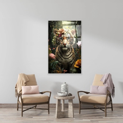 Art gift Стъклено АРТ пано - Малкото тигърче
