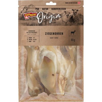 DeliBest Origin kozie uši 2 x 80 g